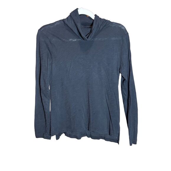 Madewell Whisper Cotton Turtleneck Sz Small black - Picture 3 of 9